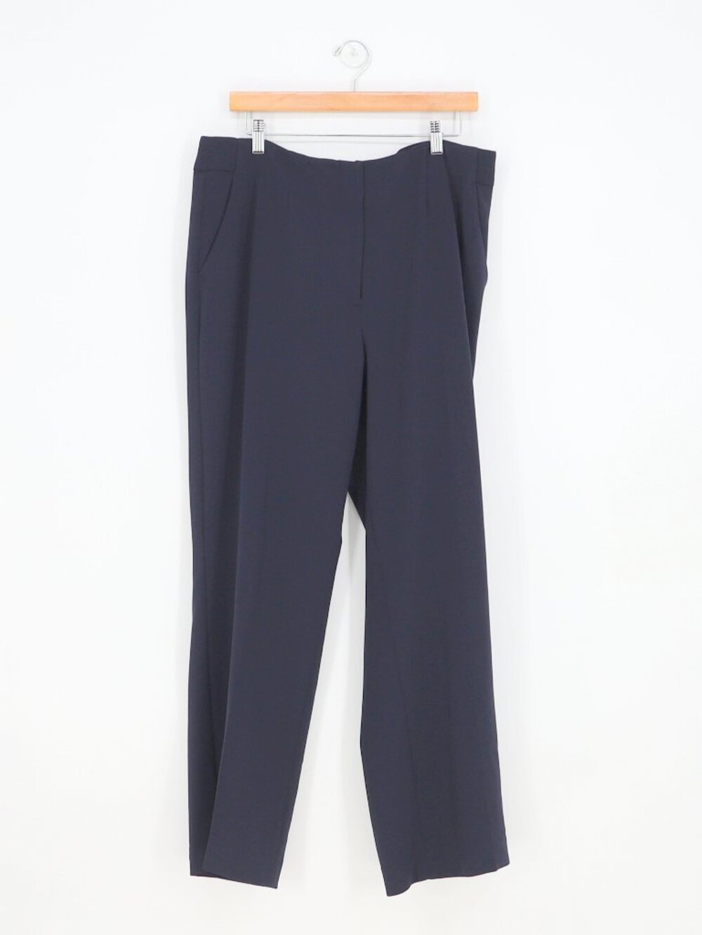 TALBOTS Navy Straight Leg Pants Fully Lined Size 14